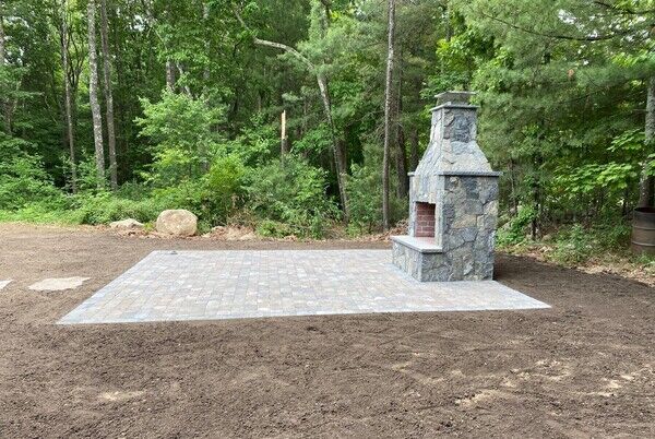 Fire Pit Installation in Framingham, MA (3)