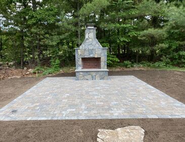 Fire Pit Installation in Framingham, MA (1)
