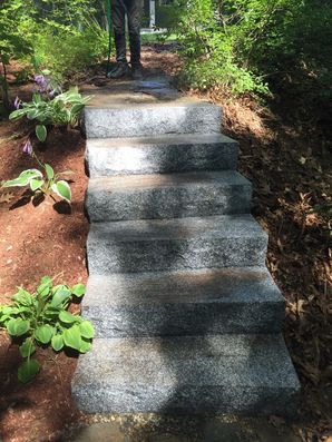 Stone Stair Installation in Hudson, MA (4)
