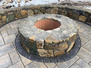 Fire Pit Installation in Hudson, MA (4)