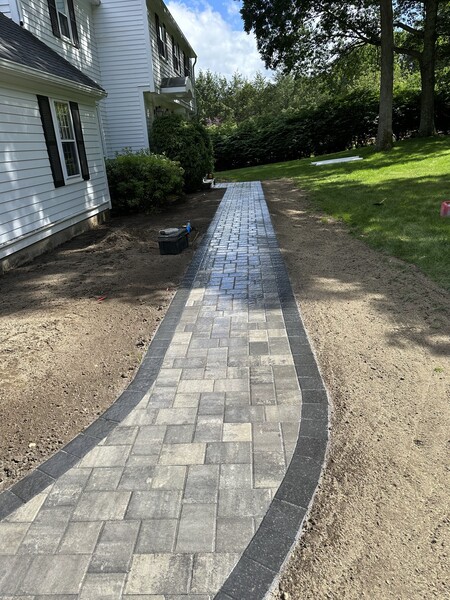 Walkway Installation in Needham, MA (5)