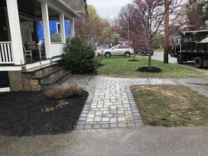 Stone Work Before & After in Wellesley, MA (2)